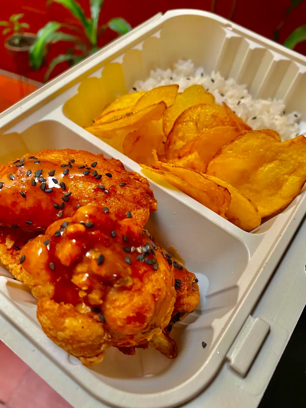 Alitas de Pollo con salsa BBQ